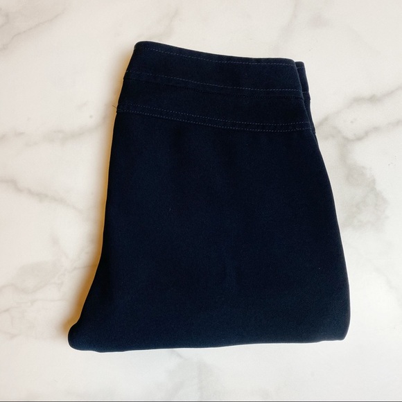 Vince Tailored Navy Trousers - Picture 5 of 11